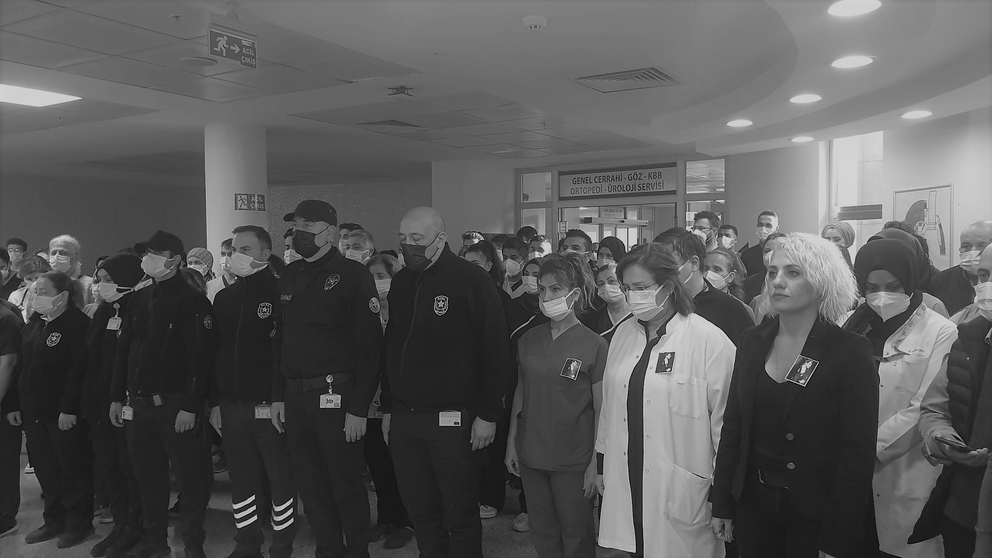 Hastanemizde 10 Kasım Mustafa Kemal ATATÜRK'ü anma töreni